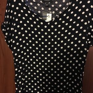 Women’s polka dot top